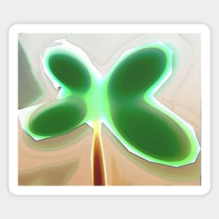 Clover Cutout Sticker